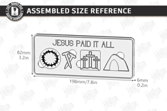 He Is Risen Puzzle Laser Cut Bundle | Christian Easter Story Product Image 25