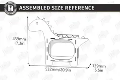 Kids Room Wall Shelf Laser Cut | Nursery Bookshelf Laser Cut Product Image 2