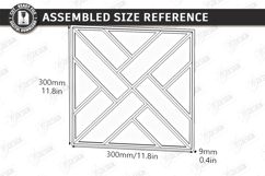 Wooden Snack Serving Tray Laser Cut | Modern Kitchenware SVG Product Image 2