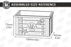 Coastal Beach Tiered Trays Laser Cut Bundle | Sea and Ocean Product Image 11