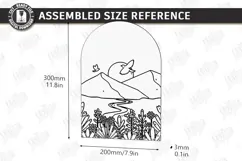 Paint by Numbers Laser Cut | Paintable Wood Art | Painting Product Image 2