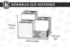 Decorative Modular Wooden Storage Boxes Laser Cut Bundle Product Image 21