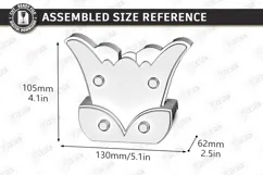 Acrylic Gradient Vase Laser Cut | Modern Acrylic Flower Vase Product Image 2
