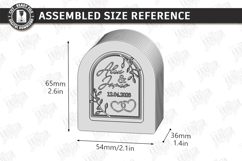 Personalized Wedding Ring Box Laser Cut Bundle | Mr and Mrs Product Image 11