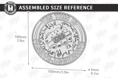 Sarcastic Coasters with Stand Laser Cut | Funny Designs SVG Product Image 3