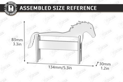 Tape Dispenser Laser Cut | Tape Holder | Horse SVG | Office Product Image 2