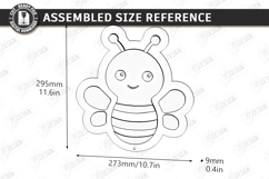 LED Night Light Laser Cut | 3D Layered Cute Animal | Bee SVG Product Image 2