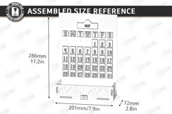 Magnet Perpetual Fridge Calendar Laser Cut Bundle | CNC File Product Image 21