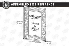 Wedding Welcome Sign Laser Cut | Wedding Reception Decor SVG Product Image 2