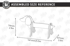 Animal Tape Dispenser Laser Cut | Desk Tape Holder | Dog SVG Product Image 2