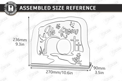Easter Candle Holder Laser Cut Bundle | He Is Risen Sign SVG Product Image 30