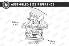 Personalized Kids Graduation Award Laser Cut | Grad 2026 SVG Product Image 2