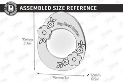 My First Easter Photo Frame Laser Cut | Baby Photo Frame SVG Product Image 2