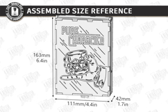 Whiskey Stones Storage Box Laser Cut | Whiskey Accessories Product Image 2