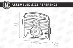 Retro Camera Photo Frame Laser Cut | Vintage Polaroid Style Product Image 2