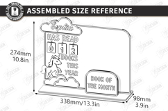Kids Book Reading Tracker Laser Cut | Book Reading Progress Product Image 2