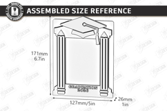 Kindergarten and School Graduation Photo Frame Laser Cut Product Image 2