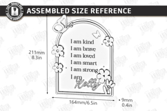 Personalized Daily Affirmations for Kids Laser Cut Bundle Product Image 30