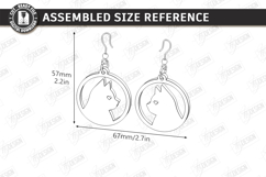 Valentine's Day Earrings Laser Cut|Hearts Shape|Accessories Product Image 2