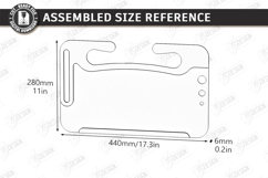 Car Steering Wheel Tray Laser Cut | Auto Laptop Desk | CNC Product Image 2