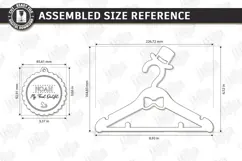 Baby Clothes Hanger Laser Cut | Nursery Clothes Hanger | CNC Product Image 2
