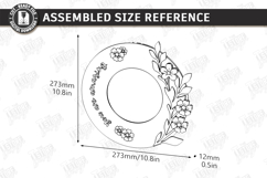 Affirmation Mirror Frame Laser Cut | Kind Quotes SVG | CNC Product Image 3