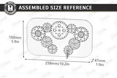 Wooden Gear Puzzle Laser Cut | Montessori Toy | Kids Laser Product Image 2