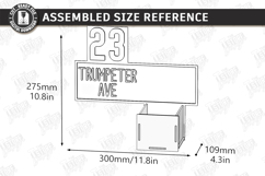 Modern House Number Signs Laser Cut Bundle | Address Plaque Product Image 25