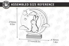 Kids Night Light Stand Laser Cut | Table Lamp | Desk Decor Product Image 2