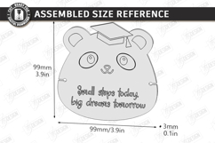 Graduation Bracelet Holder Laser Cut | Kids Laser | Cute SVG Product Image 2