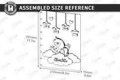 3D Baby Photo Album Laser Cut | Book Cover | Keepsake Album Product Image 2