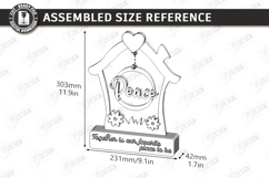 Love Home Décor Laser Cut | Table Decoration | Modern Rustic Product Image 2