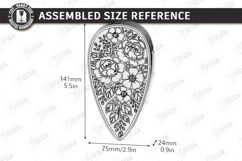 Embroidery Scissors Case Laser Cut | Sewing Tool Organizer Product Image 2