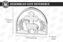 Easter Night Light Laser Cut Bundle| Religious LED Light SVG Product Image 10