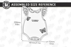 Baby Milestone Bank Laser Cut | Baby Keepsake Drop Box Laser Product Image 2
