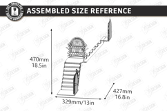 Miniature Wall Fairy Door Laser Cut Bundle | 3D Magic Door Product Image 21