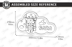 Personalized Cloud Night Light Laser Cut | Kids Name Signs Product Image 2