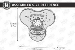 DND Health Point Trackers Laser Cut | HP Tracker Glowforge Product Image 25