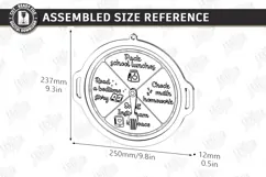 Mom Chore Wheel Laser Cut | Chore Chart | Mom Life SVG | CNC Product Image 2