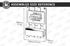 A-Frame Welcome Signs Laser Cut Bundle | Outdoor Decor SVG Product Image 10