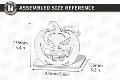 Halloween Candle Holder Laser Cut | Shadow Tealight Holder Product Image 2