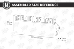 Bathroom Door Corner Laser Cut |Funny SVG| Wall Decor Laser Product Image 3