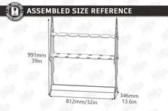 Fishing Rod Rack Laser Cut | Father's Day | Rack Stand SVG Product Image 2