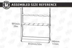 Fishing Rod Rack Laser Cut | Father's Day | Rack Stand SVG Product Image 2