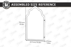 Stained Glass Wall Art Laser Cut Bundle | Arch Window Frames Product Image 19