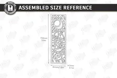 Stained Glass Bookmark Laser Cut | Faux Stained Glass Window Product Image 2