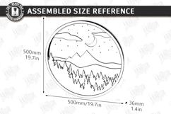 3D Layered Wall Art Laser Cut Bundle | Modern Home Interior Product Image 10