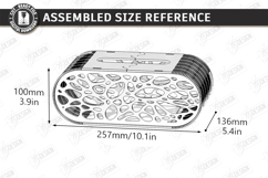 Oval Wooden Tissue Box Cover Laser Cut Bundle | Floral SVG Product Image 20