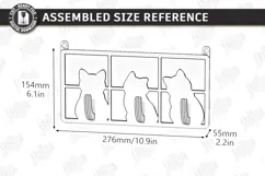 Wooden Wall Hooks Laser Cut | Plywood Cats Wall Hook SVG Product Image 2
