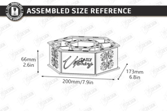 Drink Packet Organizer Laser Cut| Station Storage Laser |CNC Product Image 2